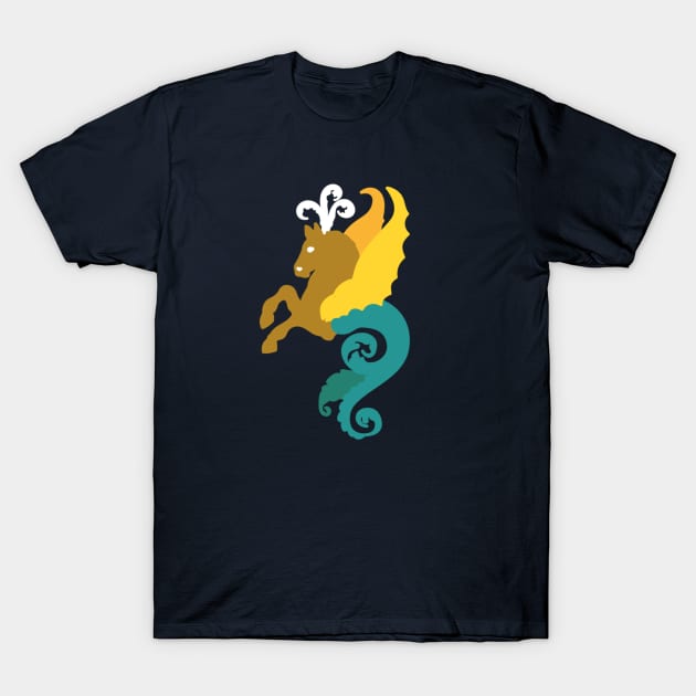 Renaissance Hippocampus T-Shirt by metaphysical